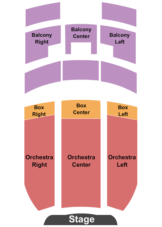 Miller Theater - GA Seating Chart